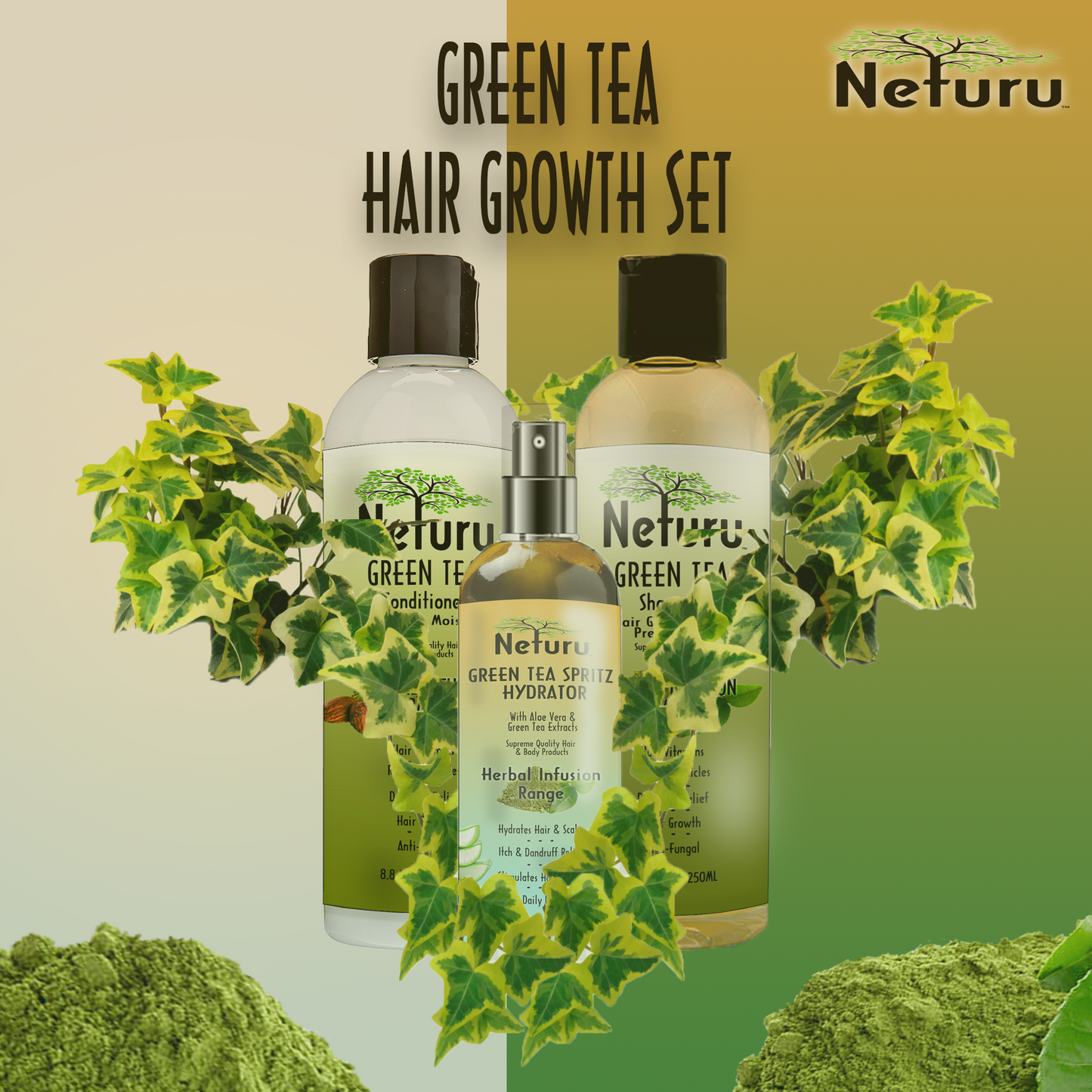 Green Tea Hair Growth Set