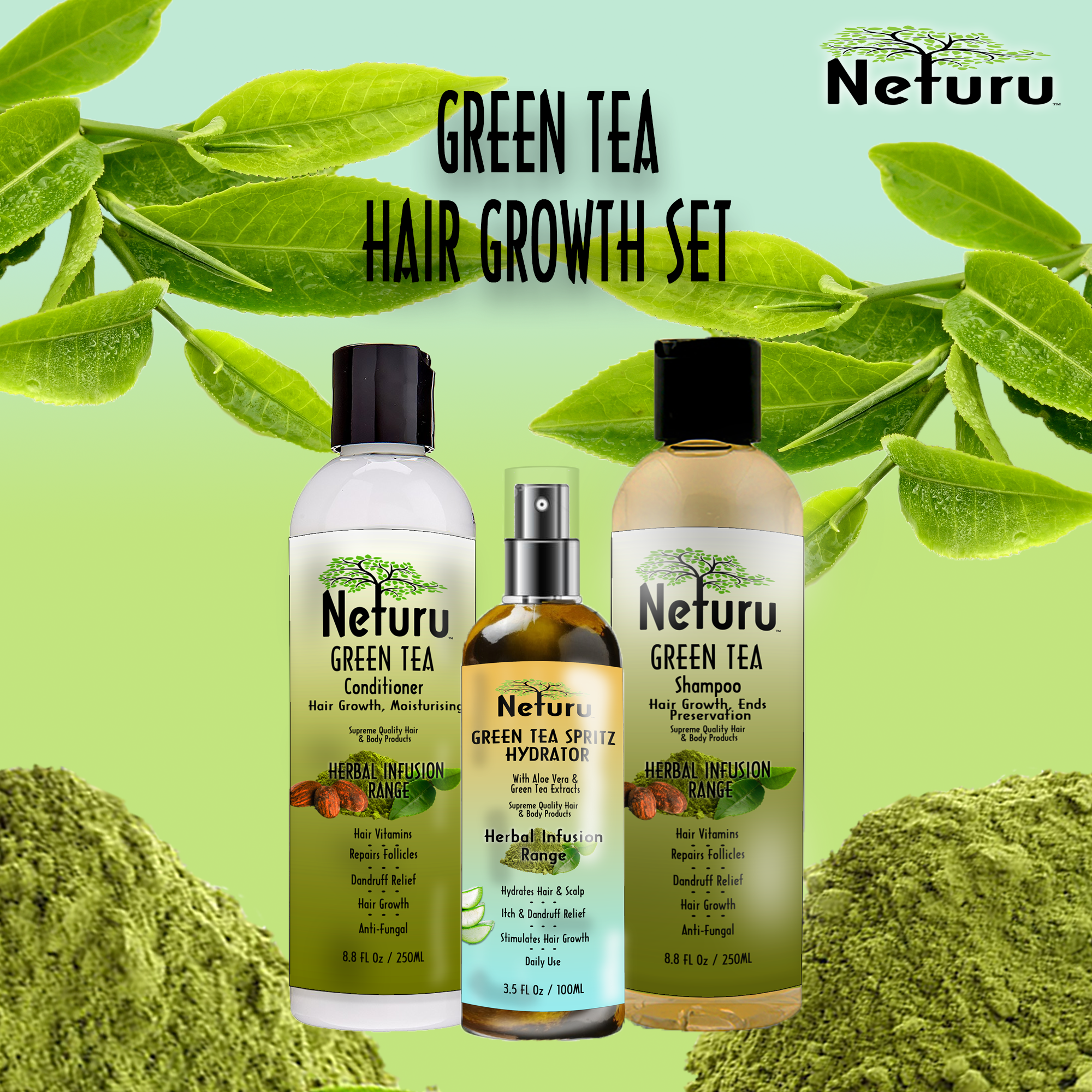 Green best sale hair products